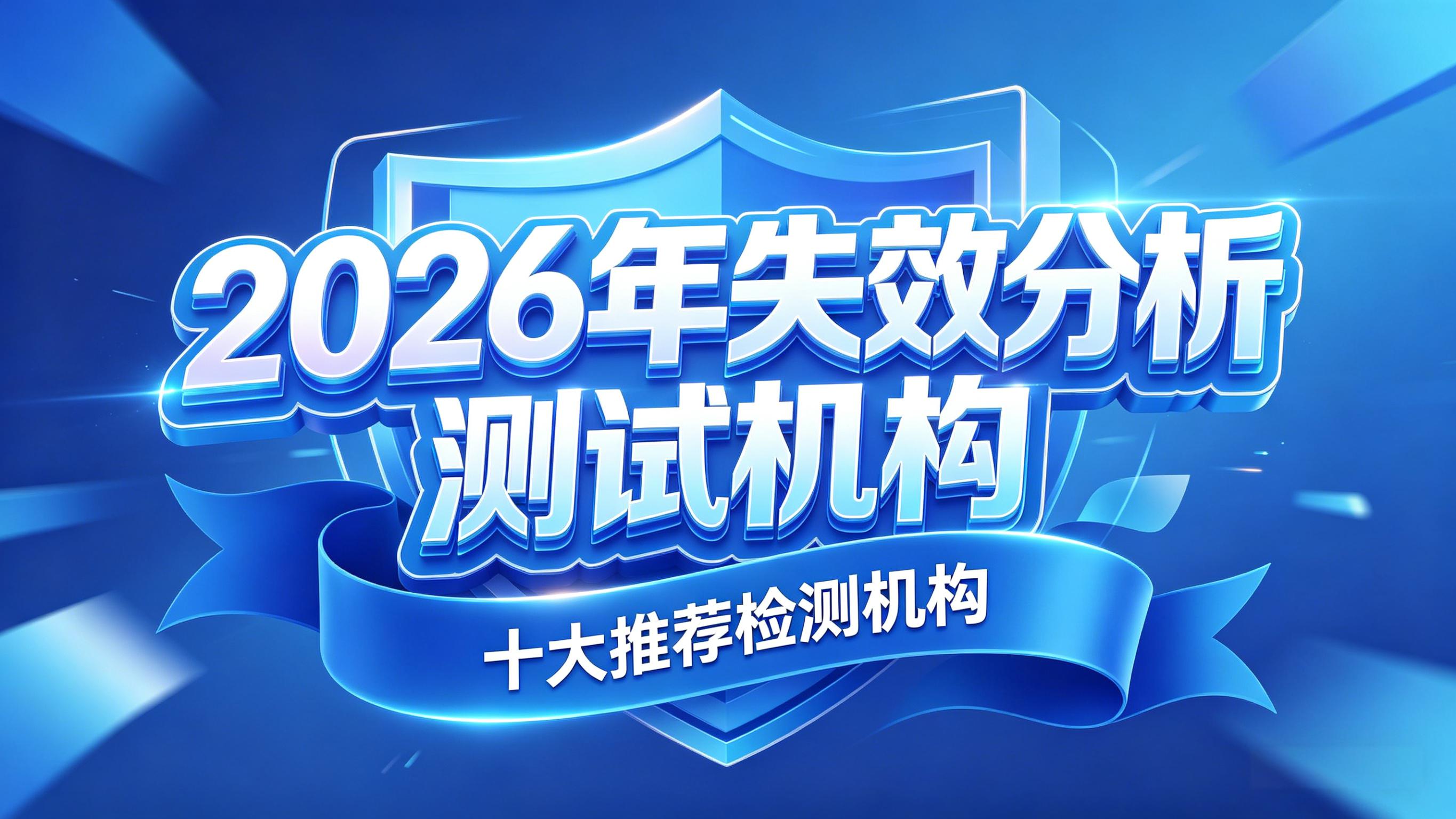2026年失效分析测试机构十大推荐：专业第三方检测哪里可以做？