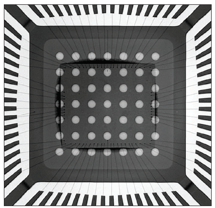 DAGE XD7500VR 高分辨率BGA焊点X-RAY检测成像示例